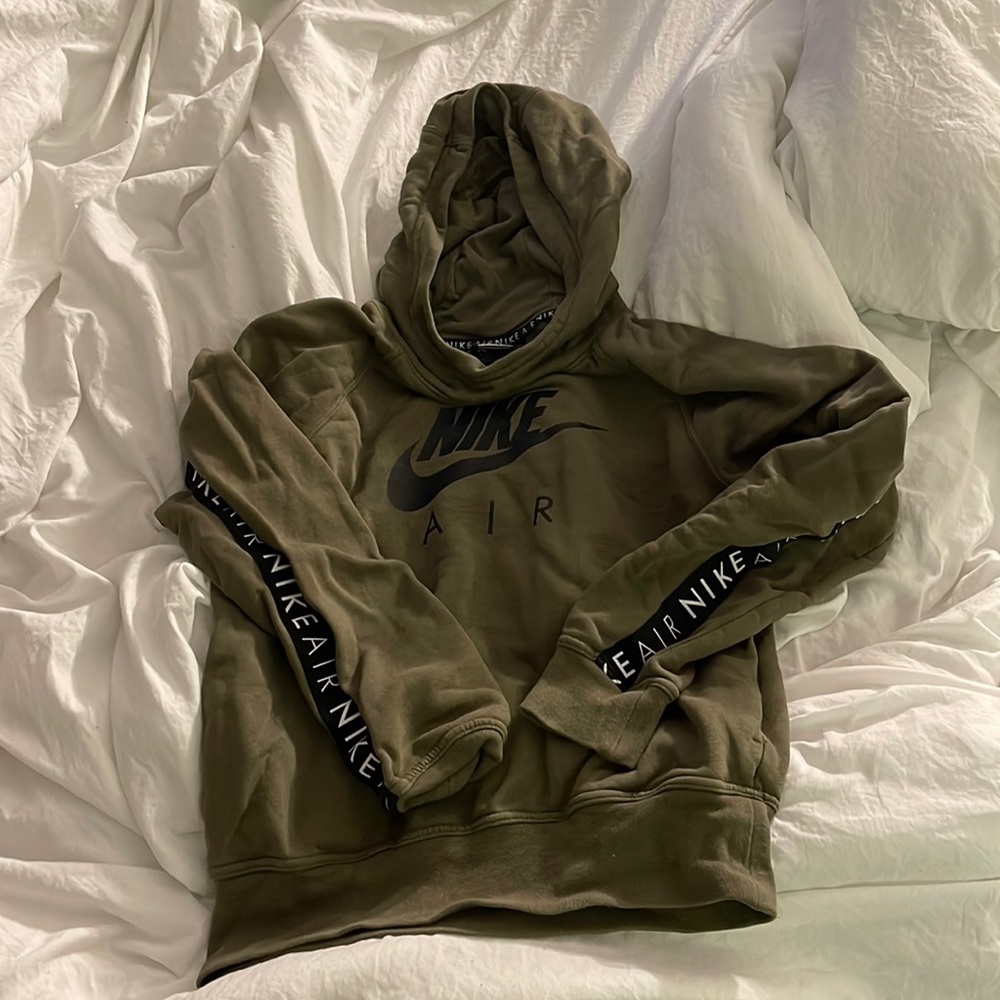 Olive green women’s Nike hoodie
